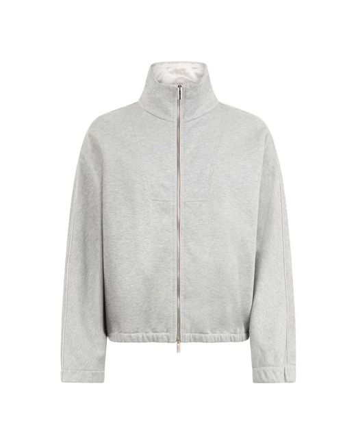 Peserico Gray Zip-Throughs