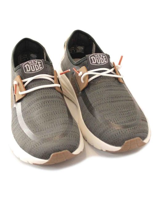 HeyDude Gray Sneakers for men