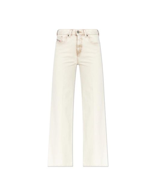Wide Jeans di DIESEL in Natural