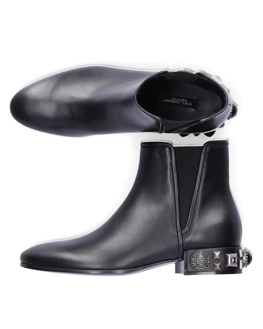 Dolce & Gabbana Black Chelsea Boots