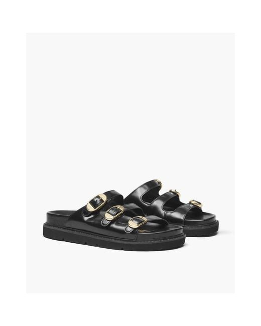 Marc Jacobs Black Sliders