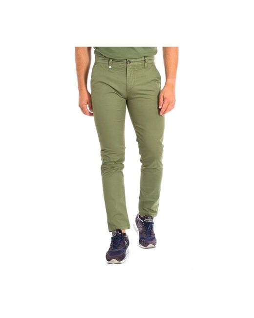 La Martina Green Chinos for men