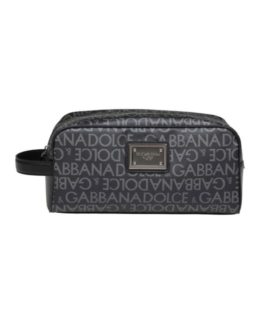 Dolce & Gabbana Black Toilet Bags for men