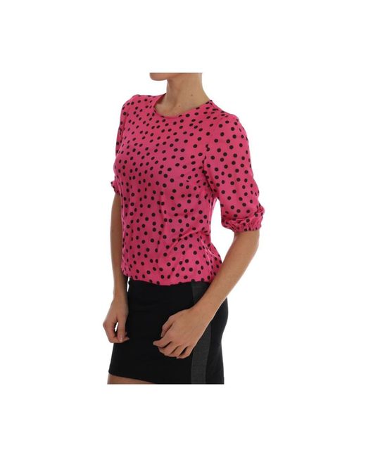 Dolce & Gabbana Red Blouses