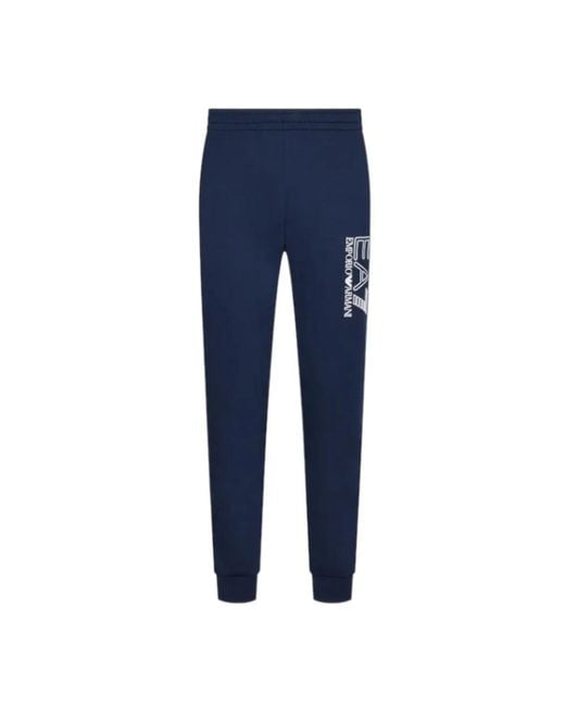 EA7 Blue Sweatpants for men