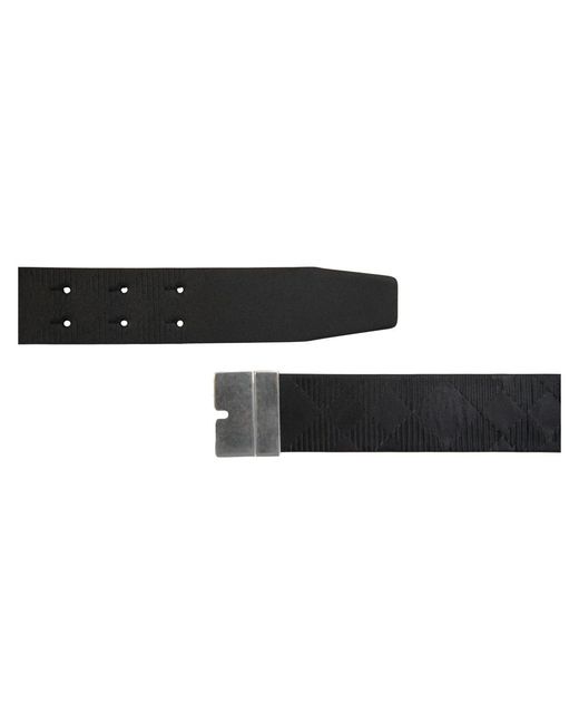 Burberry Accessoires ,Zwart ,Leer Italiaans Leren Omkeerbare Riem Met Gesp in het Black voor heren