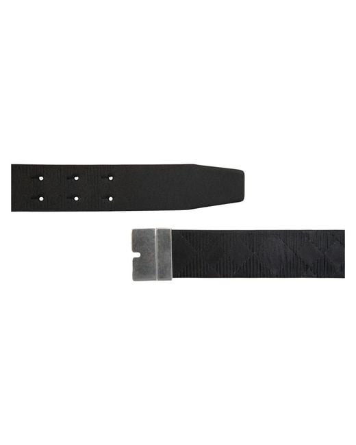 Belts di Burberry in Black da Uomo