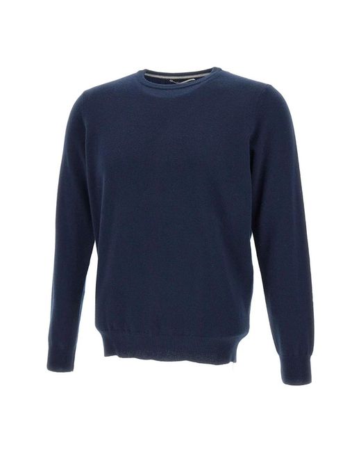 Kangra Blue Cashmere Knitwear for men