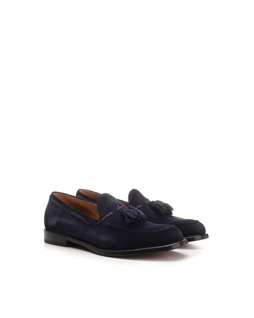 Corvari Blue Loafers for men