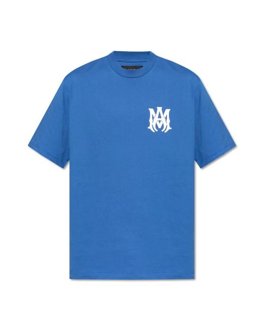 Amiri Bedrucktes t-shirt in Blue für Herren
