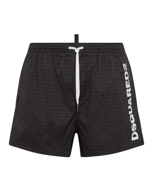 DSquared² Black Beachwear for men