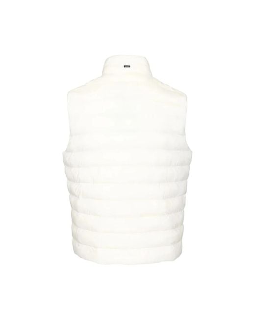 Herno White Vests for men