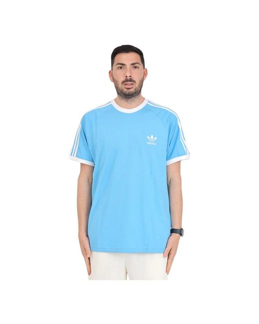 Adidas Originals Klares blau t-shirt und polo in Blue für Herren
