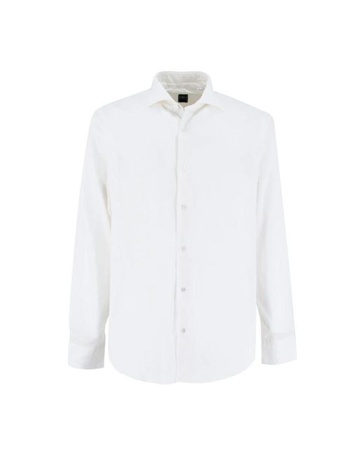 Fedeli White Formal Shirts for men