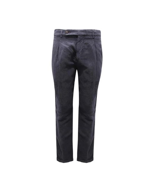 BERWICK 1707 Blue Chinos for men