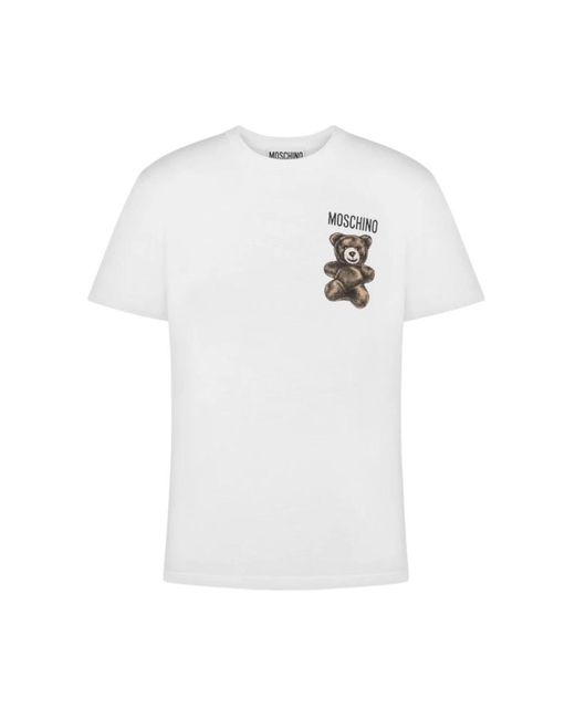 Moschino White T-Shirts for men