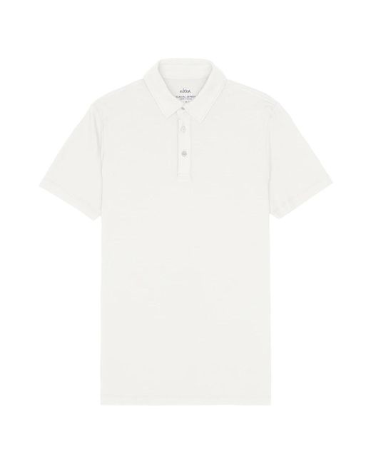 Altea Ice cotton polo shirt weiß in White für Herren