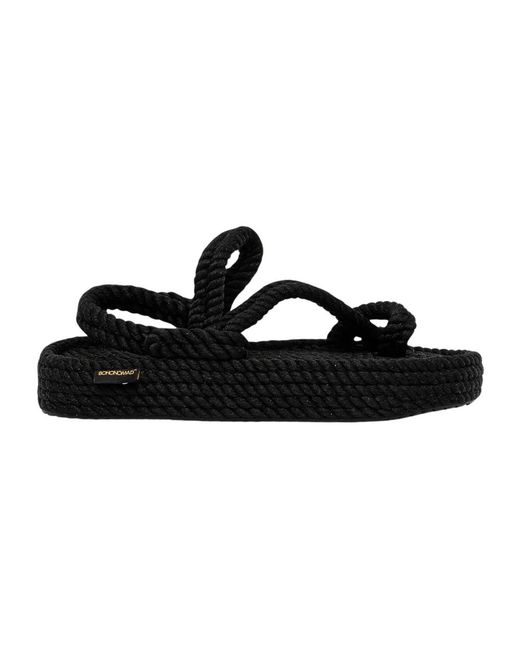Flat Sandals Bohonomad en coloris Black