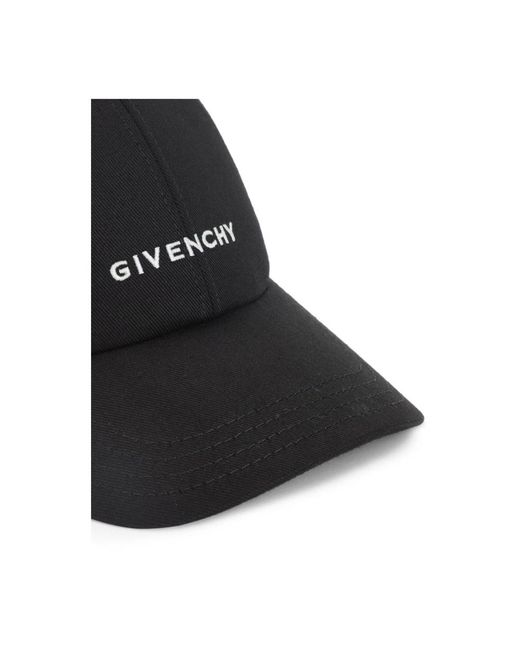 Givenchy Accessoires ,Zwart ,Katoen Zwarte Hoeden & Petten Aw 25 in het Black voor heren