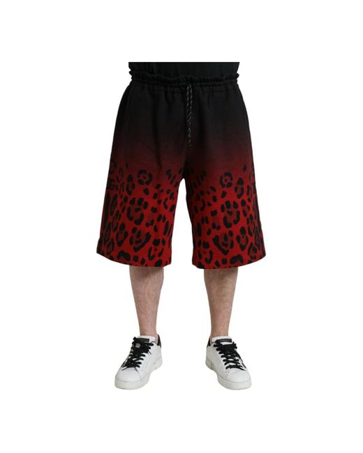Shorts > long shorts Dolce & Gabbana pour homme en coloris Red