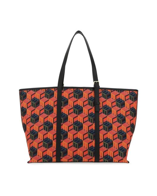 MCM Tassen ,Veelkleurig ,Stijlvolle Borsa Schoudertas in het Red