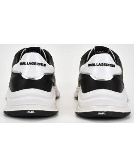 Karl Lagerfeld Weiß/schwarz sneakers in Black für Herren