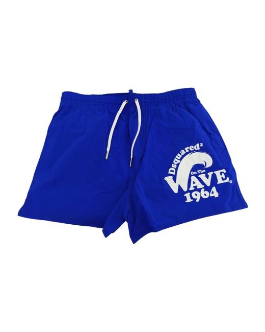 DSquared² Surfer gang rave boxer shorts in Blue für Herren