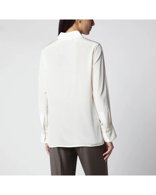 Victoria Beckham White Blouses