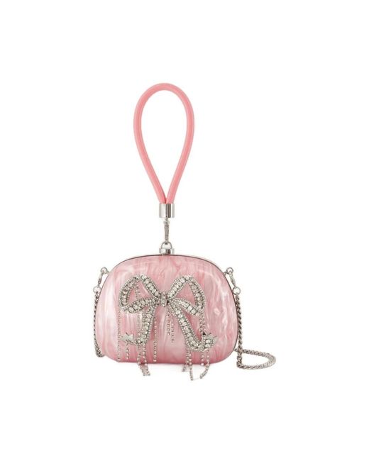 Clutches di Self-Portrait in Pink