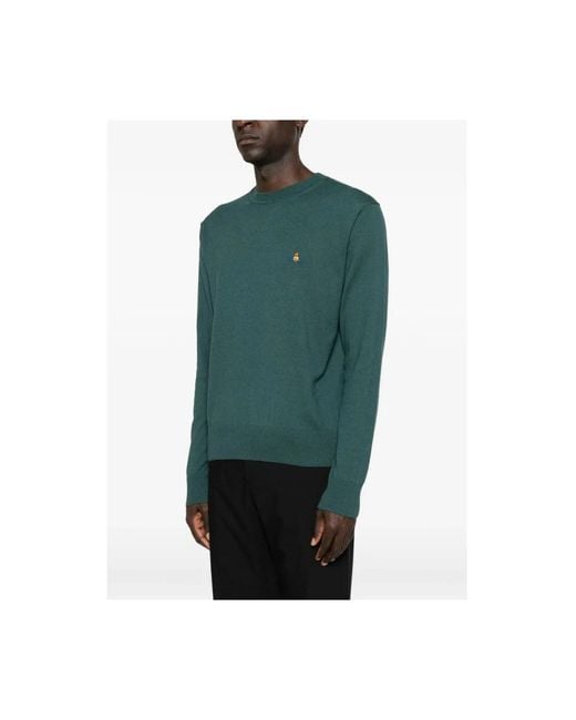 Vivienne Westwood Green Round-Neck Knitwear for men