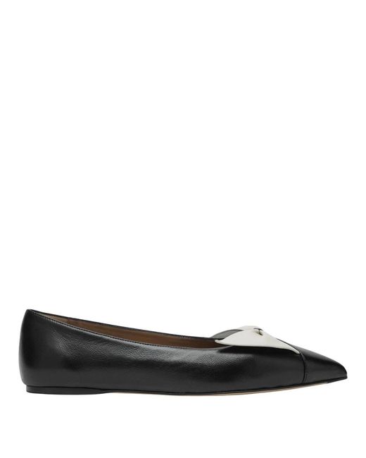 Ferragamo Black Ballerinas