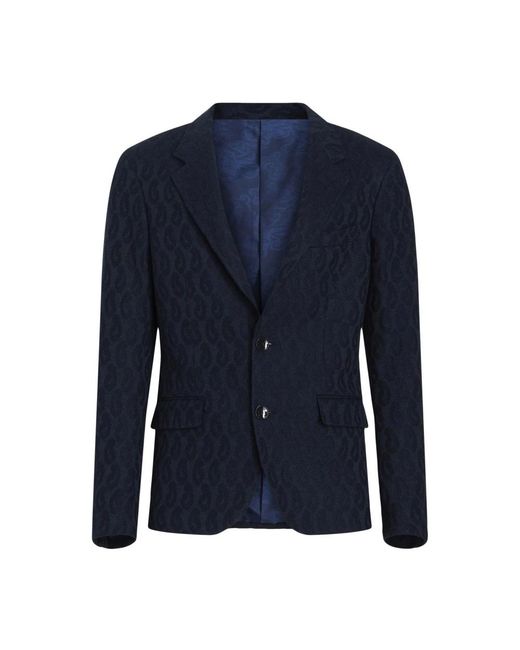 Etro Blue Blazers for men