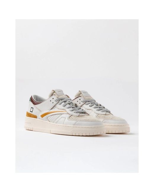 Date White Sneakers for men