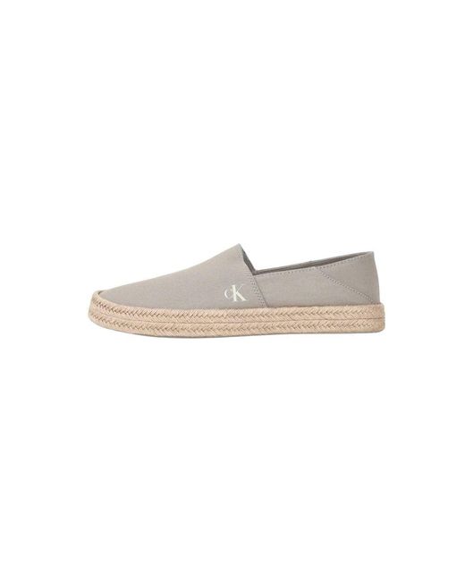 Calvin Klein Canvas Espadrilles Rustikaler Eleganter Stil in White für Herren