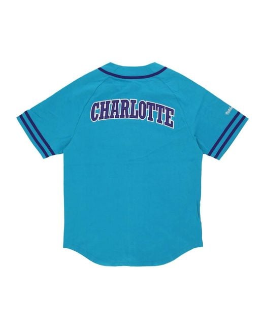 Mitchell & Ness Fitness ,Blauw ,Katoen Nba Mode Katoenen Jas Vintage Logo in het Blue voor heren