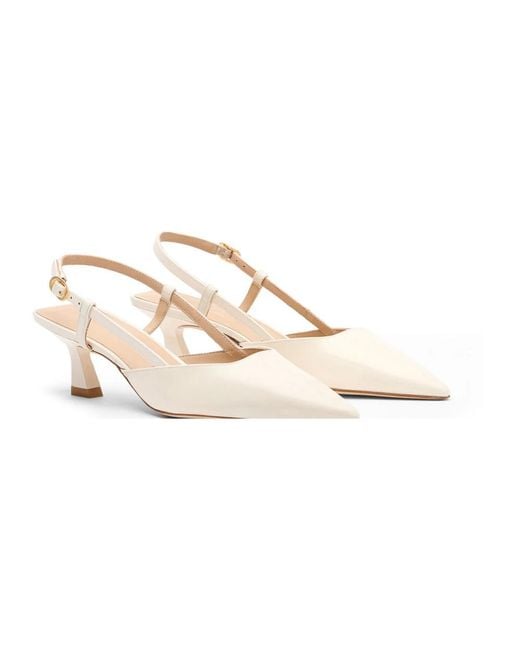 Stuart Weitzman Natural Pumps
