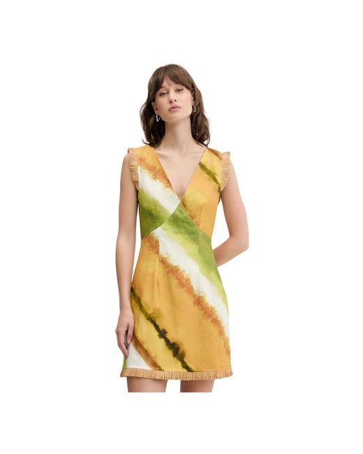 Short Dresses Never Fully Dressed de color Metallic