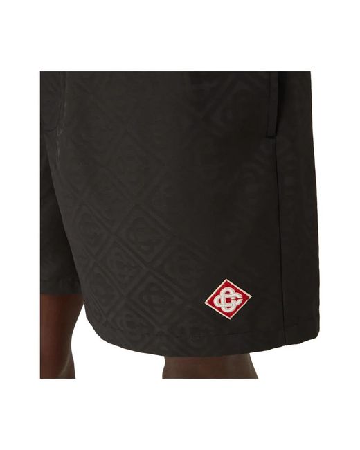 Casablanca Black Casual Shorts for men