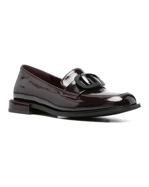 Linda Baumann Black Loafers