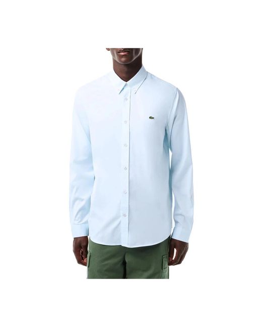 Lacoste Blue Formal Shirts for men