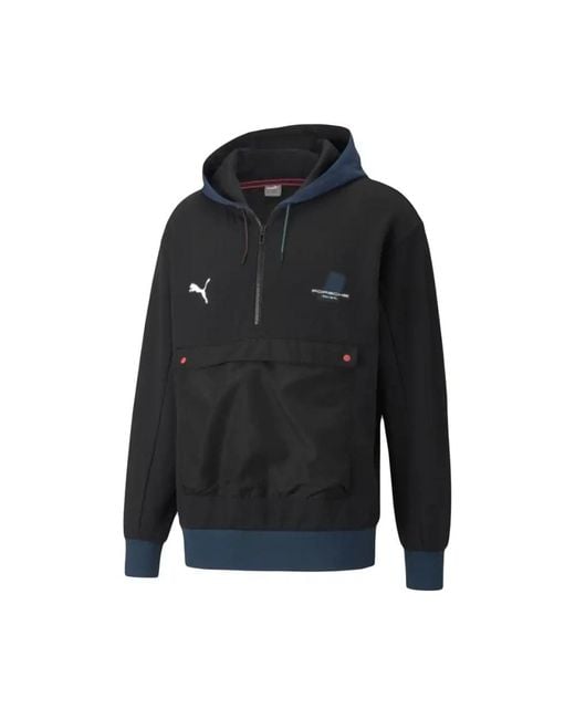 PUMA Hoodies & Sweatvesten ,Zwart ,Porsche Targa Logo Hoodies Voor Mannen in het Black voor heren
