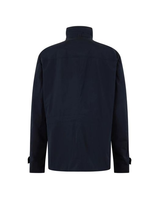 Moorer Blue Double-Breasted Coats for men