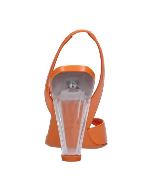 3Juin Orange High Heel Sandals