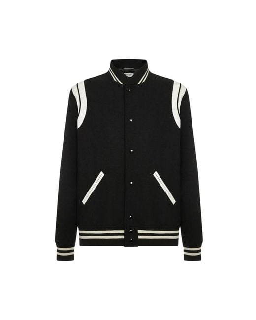 Saint Laurent Black Bomber Jackets for men