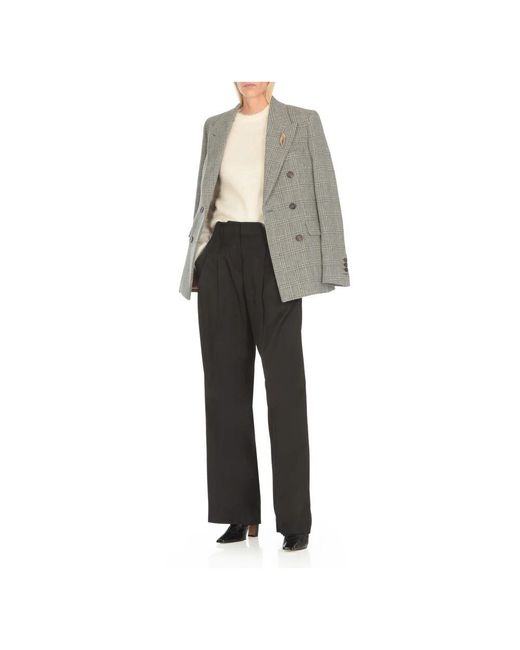 Wide Trousers di Golden Goose Deluxe Brand in Gray