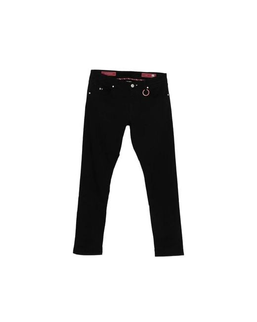 Tramarossa Black Slim-Fit Jeans for men
