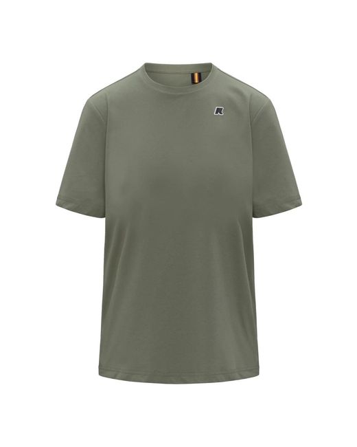 K-Way Green T-Shirts for men