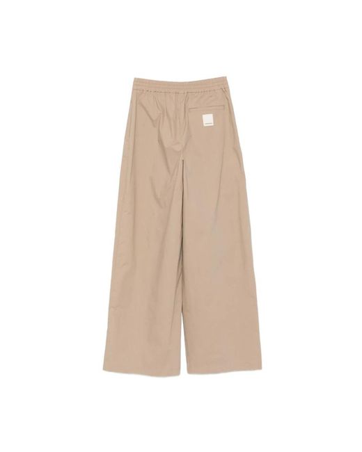 Emporio Armani Natural Wide Trousers