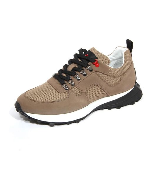 Peuterey Schoenen ,Leer Duna Sneakers in het Brown voor heren
