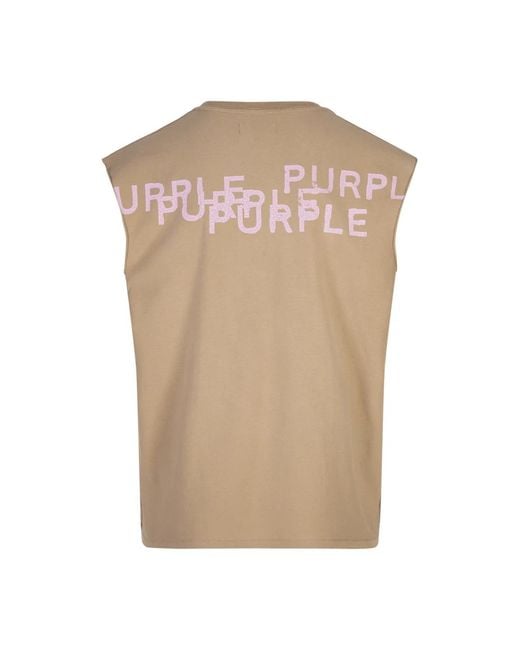 Sleeveless Tops Purple Brand pour homme en coloris Natural